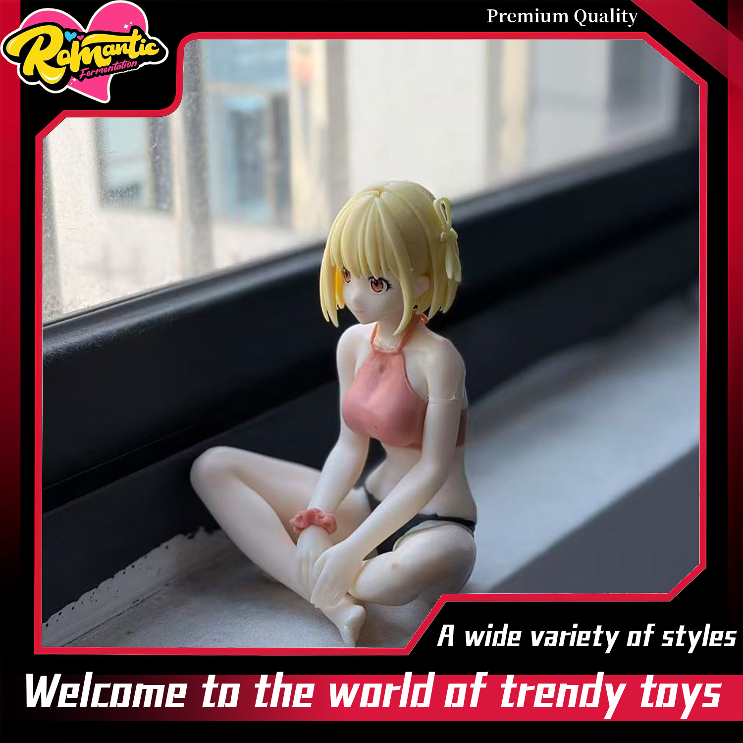 Popular Anime Merchandise - Badpak Chisato Nishikig Anime GK-modelbeeldje, trendy