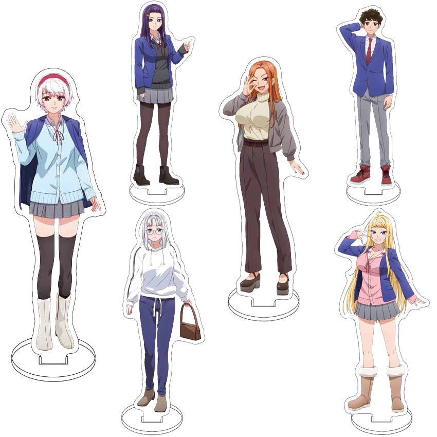Anime Merchandise Collection - 16CM Acryl Figuurstandaard Anime Hokkaido Gals