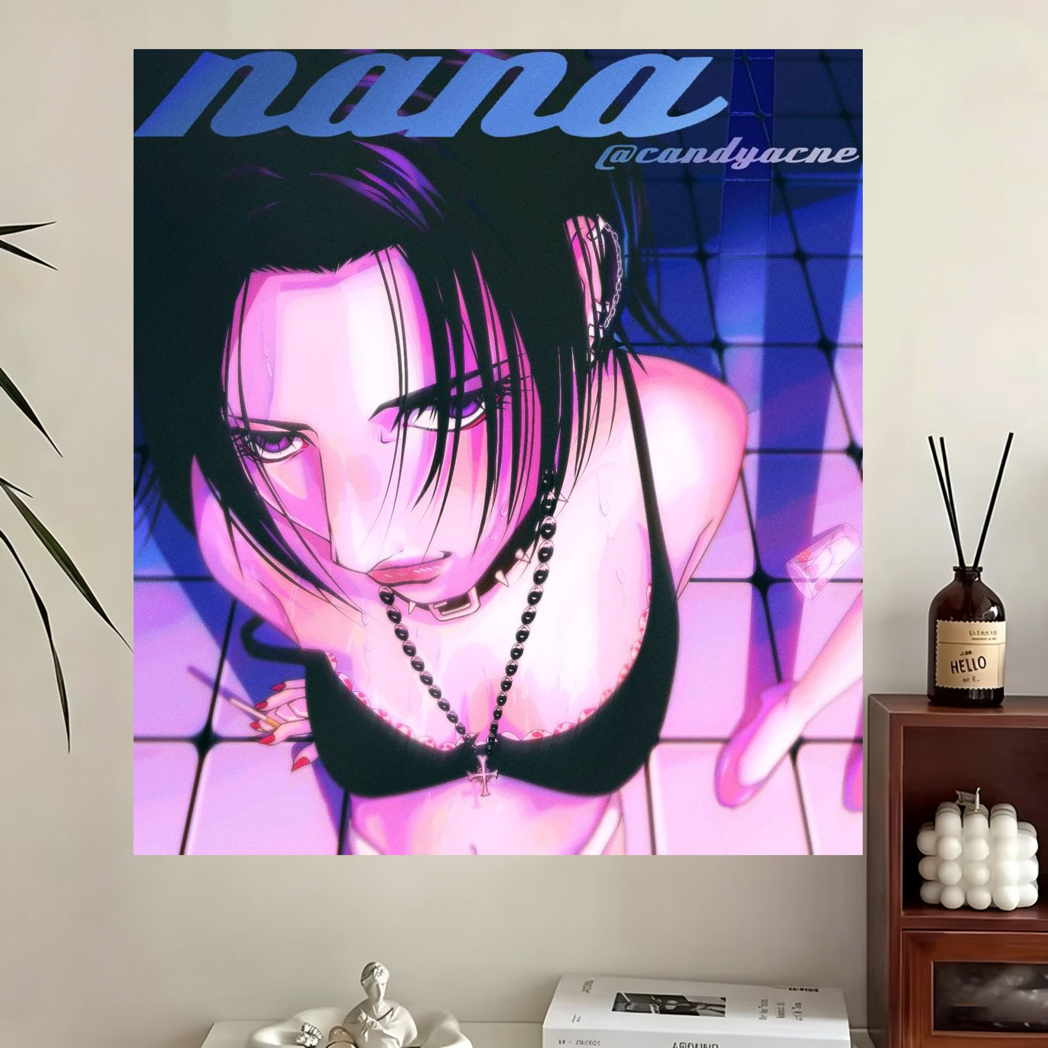 Anime Merchandise In Japanese - VIKAMA NANA Komatsu Nana Wandtapijt Japanse